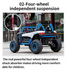 PATOYS | 24V Eva Tyre Vector X1-DLS UTV Electric Ride On Jeep For Kids