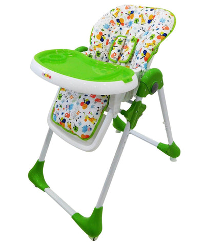 PATOYS | Asalvo 14900 High Chair with Wheels Jungle Print - Green