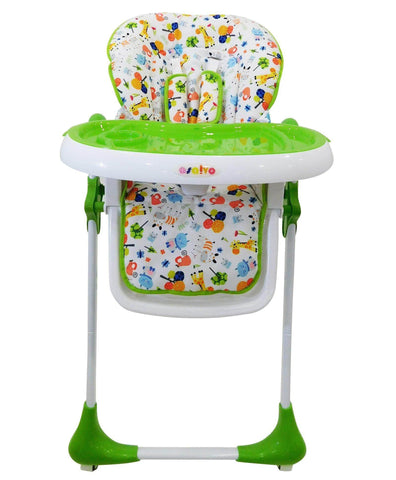 PATOYS | Asalvo 14900 High Chair with Wheels Jungle Print - Green