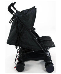 PATOYS | Asalvo Spain 14221 Double Stroller - Black