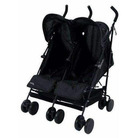 PATOYS | Asalvo Spain 14221 Double Stroller - Black