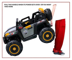 PATOYS | Battery Operated  4x4 Jeep 2188 2 speed 4 motors 4 wheel shock absorbers ride on jeep for 8 years kids