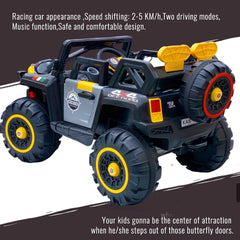 PATOYS | Battery Operated  4x4 Jeep 2188 2 speed 4 motors 4 wheel shock absorbers ride on jeep for 8 years kids