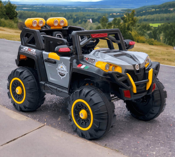 PATOYS | Battery Operated  4x4 Jeep 2188 2 speed 4 motors 4 wheel shock absorbers ride on jeep for 8 years kids