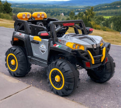 PATOYS | Battery Operated  4x4 Jeep 2188 2 speed 4 motors 4 wheel shock absorbers ride on jeep for 8 years kids