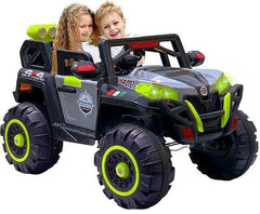 PATOYS | Battery Operated  4x4 Jeep 2188 2 speed 4 motors 4 wheel shock absorbers ride on jeep for 8 years kids