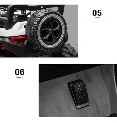 PATOYS | BJQ008 High-end Children's off- road electric car and jeep up to 9 years kids