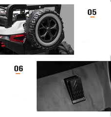 PATOYS | BJQ008 High-end Children's off- road electric car and jeep up to 9 years kids