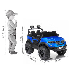 PATOYS | Eleanor Ride on Jeep  SUV Car For upto 7 years kids LFC J21BP Speed-888