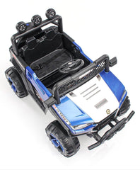 PATOYS | Electric 4X4 Jeep Car J2100 for Kids to Drive 3 to 8 Years Boys Girls (Sea Blue)