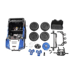 PATOYS | Electric 4X4 Jeep Car J2100 for Kids to Drive 3 to 8 Years Boys Girls (Sea Blue)