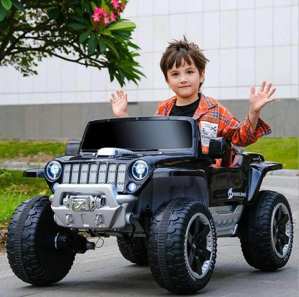 PATOYS | Hurricane Kids Jeep, Rechargeable Battery-Operated Ride on Jeep for Kids Big jeep
