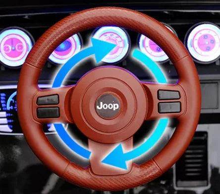 PATOYS | Hurricane Kids Jeep, Rechargeable Battery-Operated Ride on Jeep for Kids Big jeep