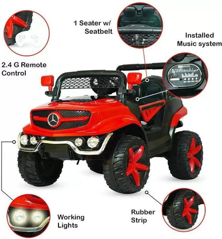 PATOYS | JM2188 ride on jeep truk upto 7 Years Kids with Remote in 12V