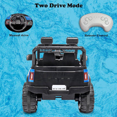 PATOYS | POBO Blue (1-8Yrs) Battery ride on kids car Jeep Battery Operated Ride On