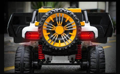 PATOYS | Ultra Jumbo Kids 12V Jeep 5 Motor 3 Seater Remote Control Ride On Big Size 4*4 Jeep