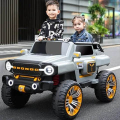 PATOYS | Ultra Jumbo Kids 12V Jeep 5 Motor 3 Seater Remote Control Ride On Big Size 4*4 Jeep