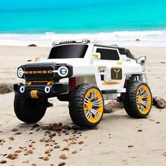 PATOYS | Ultra Jumbo Kids 12V Jeep 5 Motor 3 Seater Remote Control Ride On Big Size 4*4 Jeep