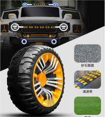 PATOYS | Ultra Jumbo Kids 12V Jeep 5 Motor 3 Seater Remote Control Ride On Big Size 4*4 Jeep