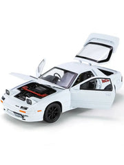 White - Mazda RX-7 Elite Metal Diecast Car - Scale 1:32 - TV5395