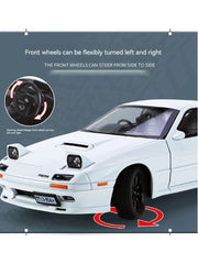 White - Mazda RX-7 Elite Metal Diecast Car - Scale 1:32 - TV5395