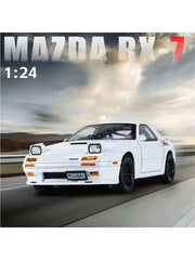 White - Mazda RX-7 Elite Metal Diecast Car - Scale 1:32 - TV5395