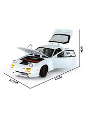 White - Mazda RX-7 Elite Metal Diecast Car - Scale 1:32 - TV5395