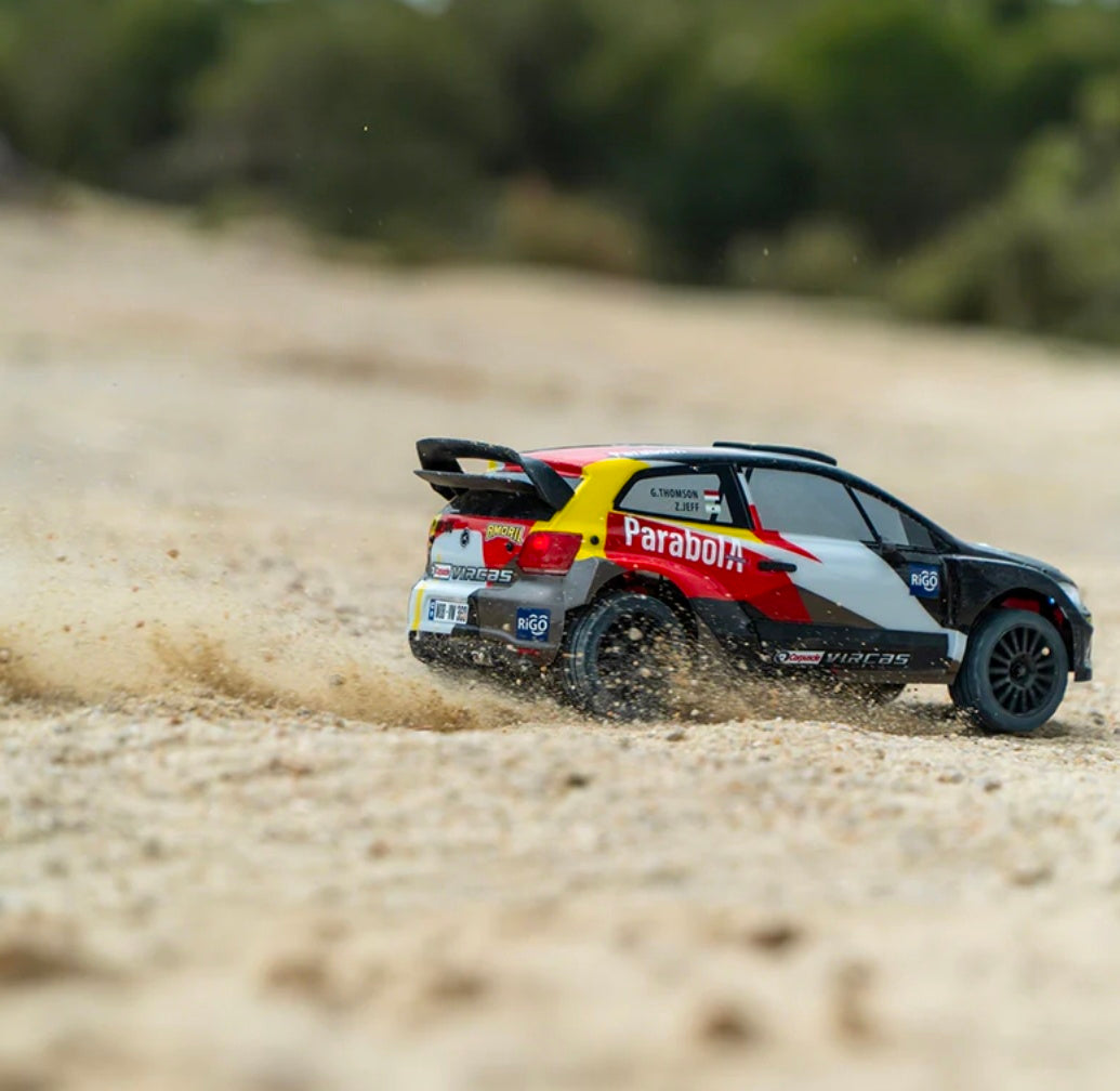 Rlaarlo XTS P12 Brushless 1:12 Scale 4WD Rally Car – Red (3S LiPo Version) | High-Speed RC Performance Car
