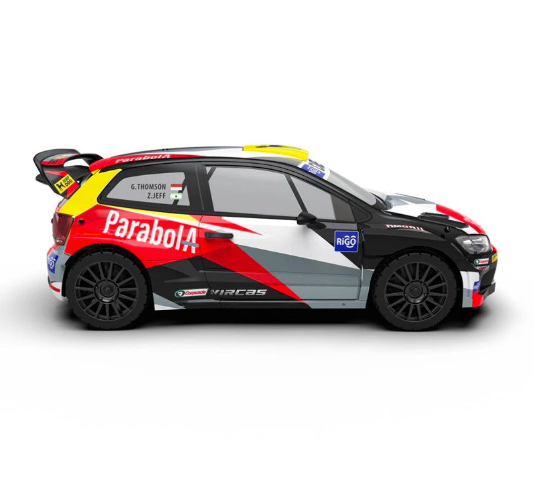 Rlaarlo XTS P12 Brushless 1:12 Scale 4WD Rally Car – Red (3S LiPo Version) | High-Speed RC Performance Car