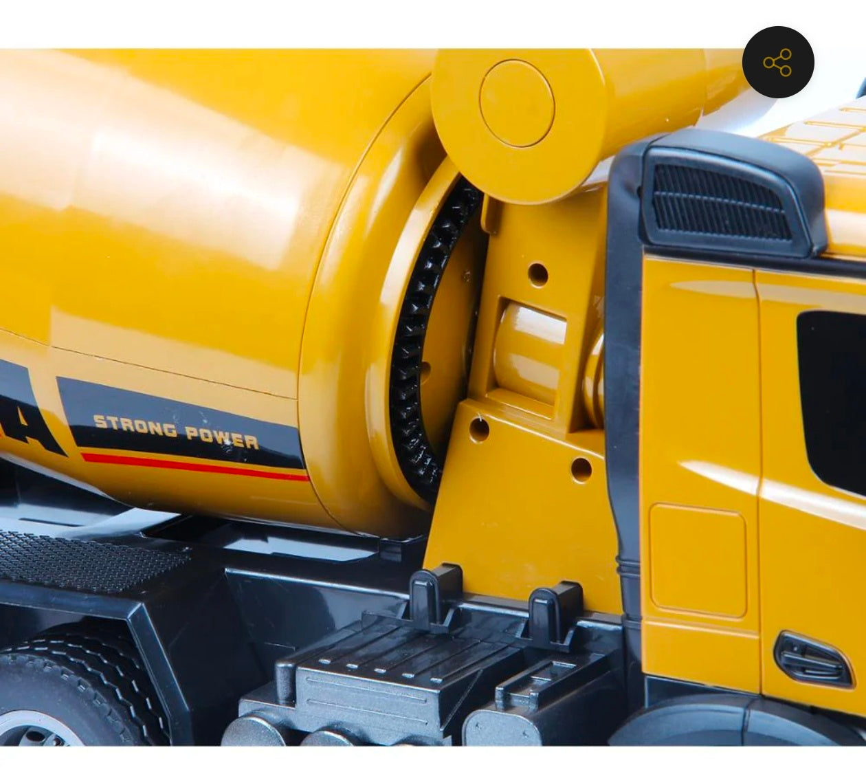 Huina 1574 1/14 Scale Remote Control Concrete Mixer Truck | Heavy-Duty RC Construction Vehicle