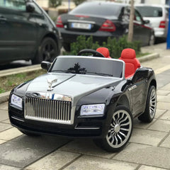 Rolls Royce Rechargeable Ride on Car for Kids & Toddlers with Remote Control - Black