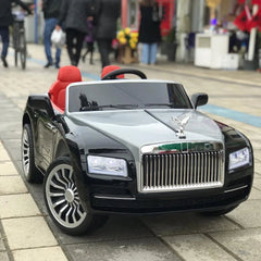 Rolls Royce Rechargeable Ride on Car for Kids & Toddlers with Remote Control - Black
