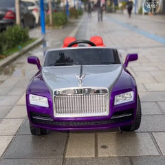 Rolls Royce Rechargeable Ride on Car for Kids & Toddlers with Remote Control - Purple