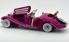 1936 Mercedes Benz 500K 1:24 Roadster diecast scale model car collectible | Assorted Colors