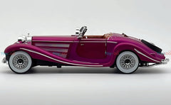 1936 Mercedes Benz 500K 1:24 Roadster diecast scale model car collectible | Assorted Colors