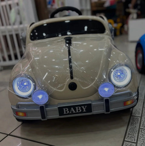 11Cart Volkswagon Beetle Style 12V Kids Electric Ride-On Car