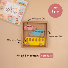 Wooden Vehicle Set